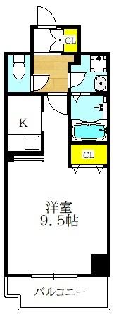 グランデカワノ玉造（306） 間取り図画像