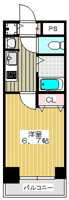 ライジングコート梅田サンライズ（401） 間取り図画像