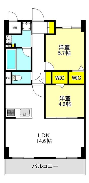 サンシエロ東今里 間取り図画像