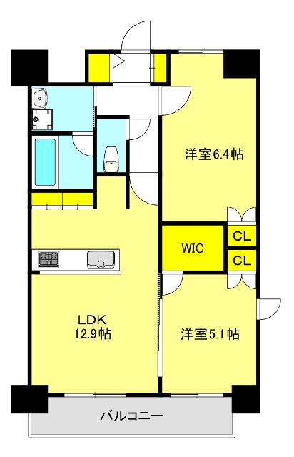 グランドレッセ今里 間取り図画像