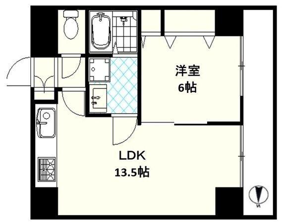 グランデージ新深江 間取り図画像