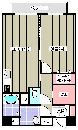 フォンセブラン（502） 間取り図画像