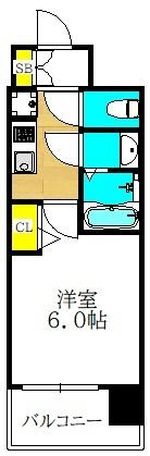 プレサンスOSAKA東成中本ハーヴィル 間取り図画像