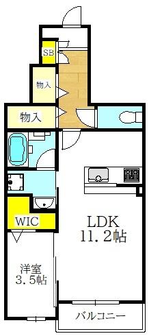 コート・ド・ボーヌ深江南南棟 間取り図画像