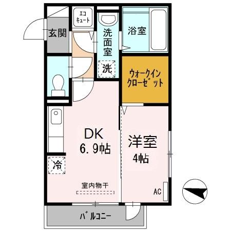 TREBINA AYAKA（303） 間取り図画像