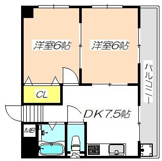 エルドムス陽光三番館 間取り図画像