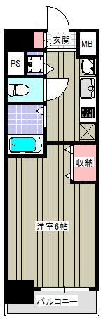 プレサンス天神橋ディオレ（901） 間取り図画像