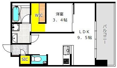 ベネチア天満橋（1103） 間取り図画像