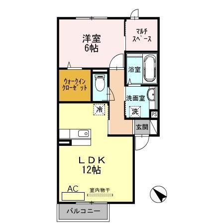 ゲーテッドシティ豊里（208） 間取り図画像