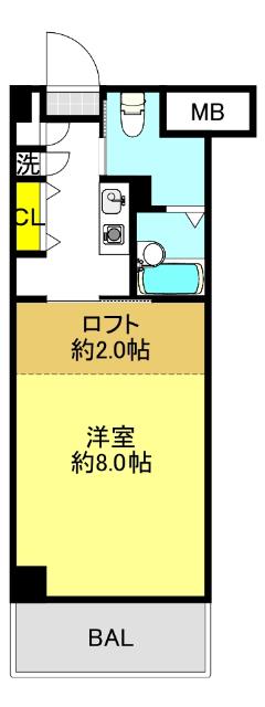 ヴィテロ緑橋 間取り図画像