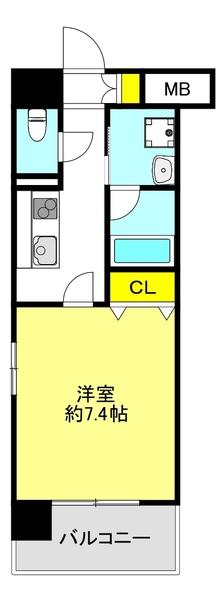 ボーベル玉造（505） 間取り図画像