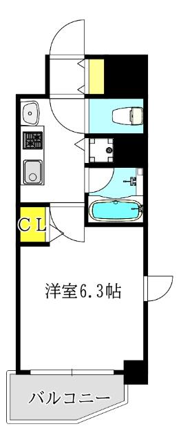 エスライズ梅田東（501） 間取り図画像