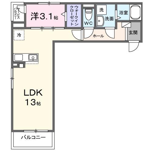 メモワール庭窪（302） 間取り図画像
