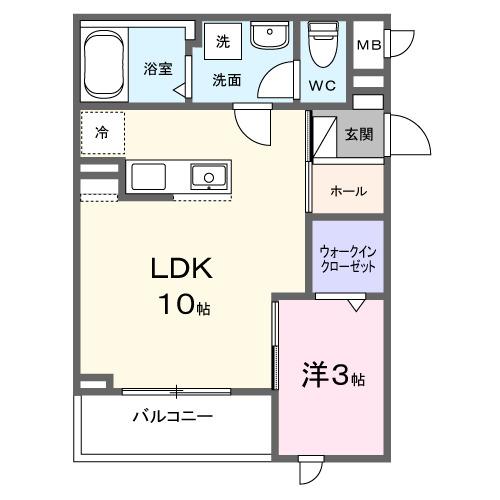 メモワール庭窪（301） 間取り図画像