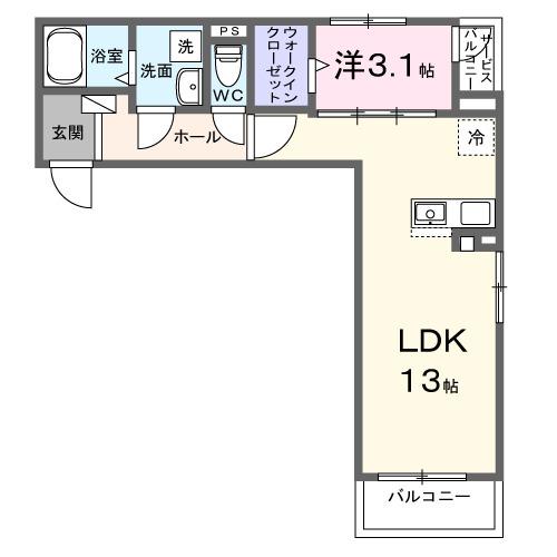 メモワール庭窪（203） 間取り図画像