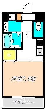 PARK HILLS 玉造 Kalmia 間取り図画像