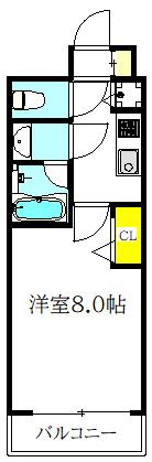 メゾン・ド・ヴィレ深江 間取り図画像