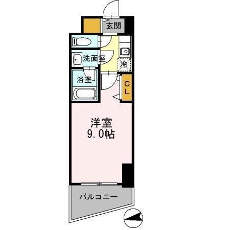 カスタリアタワー肥後橋（1508） 間取り図画像