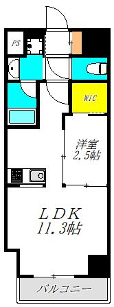 セレニテ堺筋本町リアン（202） 間取り図画像