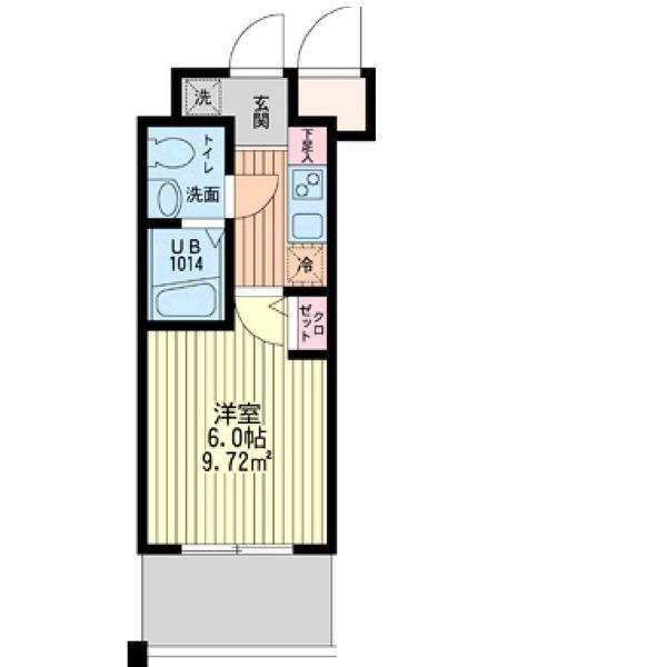 ARISTO扇町（1002） 間取り図画像