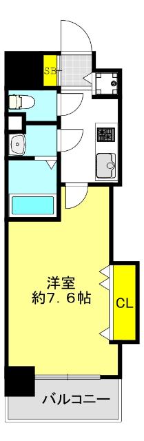 大阪市東成区中本マンション 間取り図画像