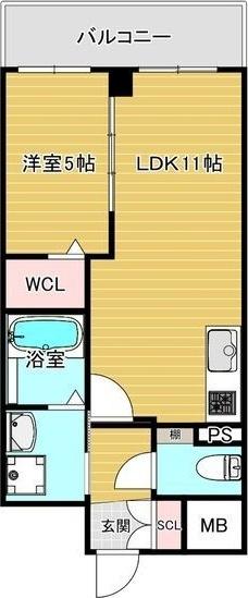 VITA荒本 間取り図画像
