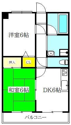 ライフステージ緑橋（403） 間取り図画像