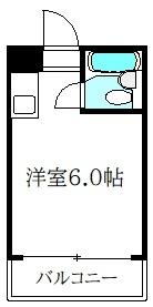 ウエストハイツ中本（402） 間取り図画像