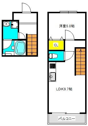 フジパレス谷町A棟 間取り図画像