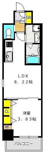 滝川公園プライマリーワン（504） 間取り図画像