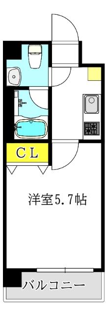 レオンコンフォート新梅田Ⅱ 間取り図画像