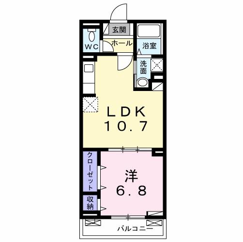 Ｇ−ＳＱＵＡＲＥ（302） 間取り図画像