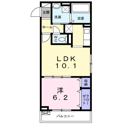 パレフローラ（203） 間取り図画像