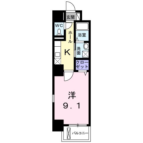 レジデンス　堀江西（803） 間取り図画像