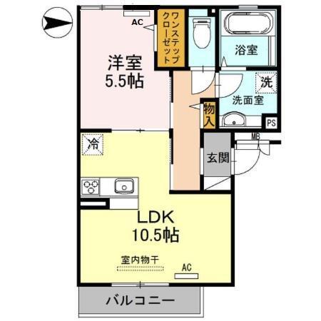 カーサ　ポポラーレ（303） 間取り図画像