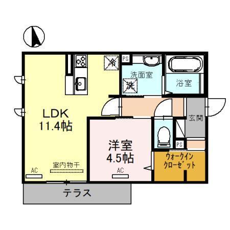 スミレ（101） 間取り図画像