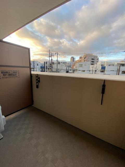 大阪市東成区玉津マンション バルコニー