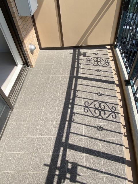 大阪市東成区中本マンション バルコニー