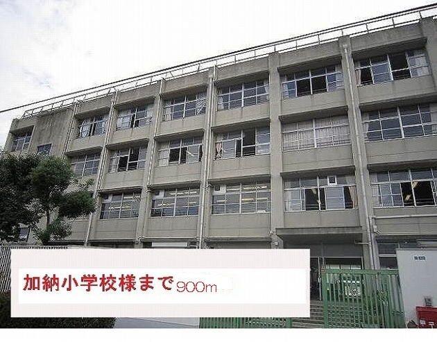 加納小学校：900m