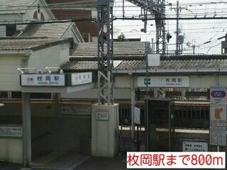 枚岡駅：800m