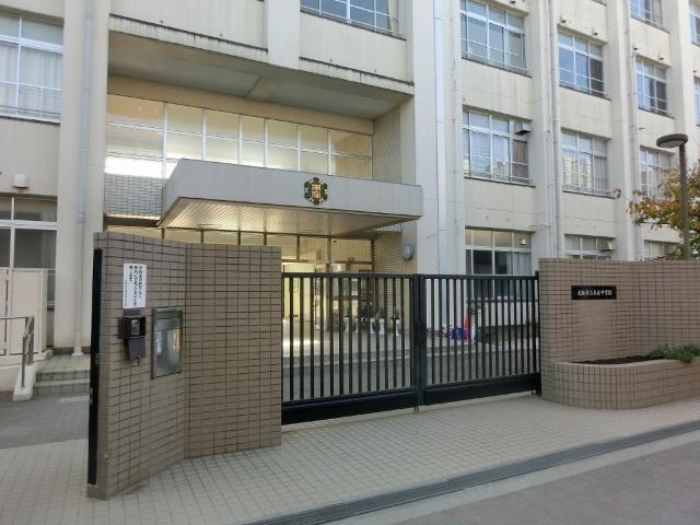 大阪市立本庄中学校：491m