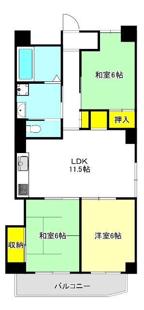 ハイマートすみれ 間取り図画像