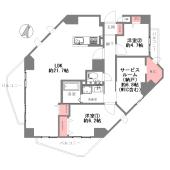 グランフレージュ四天王寺 間取り図画像