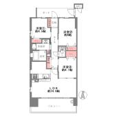イニシア鶴見パークウエスト 間取り図画像