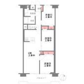 コスモハイツ新大阪 間取り図画像
