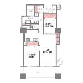 キングスクエアランドレックスC棟 間取り図画像