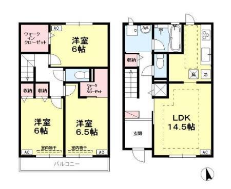 コモレビ大蔵　L（103） 間取り図画像