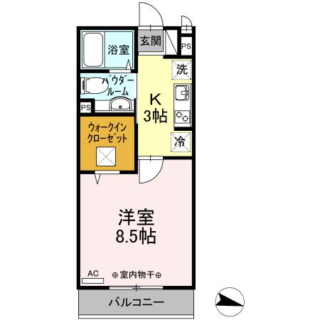 ＧＲＡＮＤＥ（107） 間取り図画像