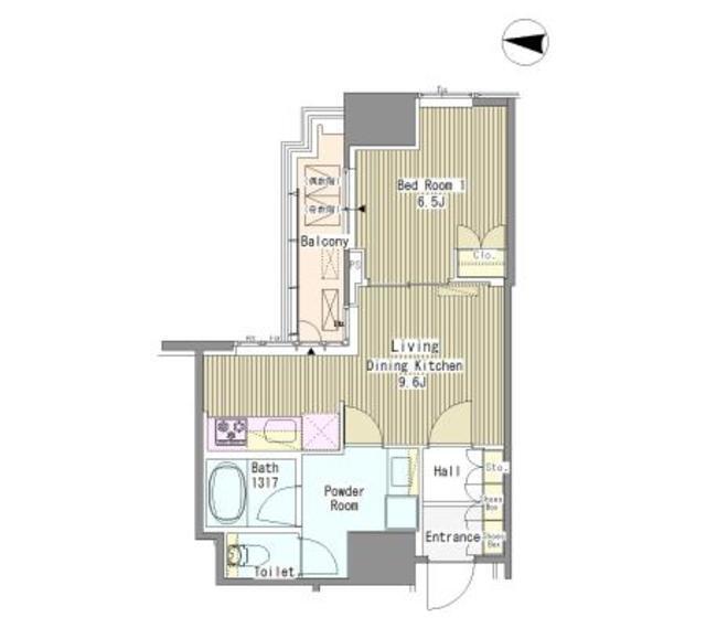 Ｗｈｉｔｅ　Ｔｏｗｅｒ　Ｈａｍａｍａｔｓｕｃｈｏ（411） 間取り図画像