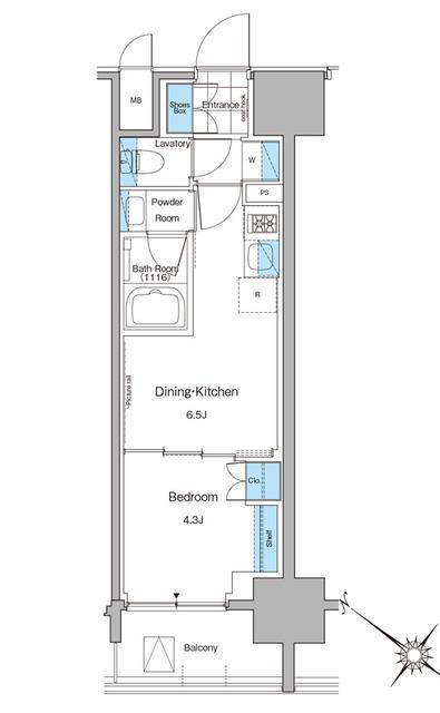 ルフォンプログレ西大井プレミア（502） 間取り図画像